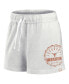 Women's Oatmeal Texas Longhorns Win Badge Shorts