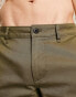 Фото #2 товара ASOS DESIGN slim chino short with rolled hem in regular length in khaki