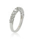 Фото #3 товара Кольцо Suzy Levian White CZ Half Band SUZ-506