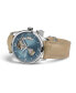 ფოტო #3 პროდუქტის Men's Swiss Automatic Jazzmaster Beige Leather Strap Watch 42mm