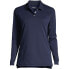 ფოტო #5 პროდუქტის Women's School Uniform Long Sleeve Interlock Polo Shirt