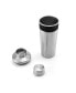 18 oz Double Insulated Stainless Steel Cocktail Shaker with 1.5 oz shot Cap and Strainer