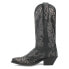 Laredo Regan Embroidered Studded Snip Toe Cowboy Womens Black Casual Boots 5222