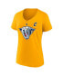 ფოტო #3 პროდუქტის Women's Roman Josi Yellow Nashville Predators Special Edition 2.0 Name and Number V-Neck T-shirt