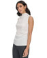 Фото #3 товара Women's Mock-Neck Sleeveless Top