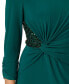 Women's Twisted 3/4-Sleeve Sheath Dress