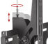 Фото #4 товара B-TECH Adjustable Drop Universal Flat Screen Ceiling Mount with Tilt - 50 kg - 99.1 cm (39") - 165.1 cm (65") - 600 x 400 mm - 625 - 950 mm - -15 - 15°