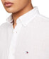 Фото #3 товара Men's Regular-Fit Linen Short-Sleeve Shirt