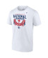 Фото #2 товара Men's White Philadelphia Phillies 2022 National League Champions Locker Room Short Sleeve T-shirt