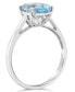 ფოტო #3 პროდუქტის Topaz (3-5/8 ct. t.w.) Ring in 14K White Gold