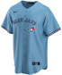 Фото #3 товара Men's Bo Bichette Powder Blue Toronto Blue Jays Alternate Replica Player Name Jersey