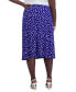 ფოტო #2 პროდუქტის Women's Ity Dot-Print A-Line Pull-On Skirt