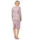 Фото #2 товара Petite Embellished Lace Sheath Dress