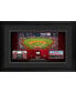 Фото #1 товара St. Louis Cardinals Framed 10" x 18" Stadium Panoramic Collage with a Piece of Game-Used Baseball - Limited Edition of 500