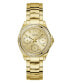 Фото #1 товара Наручные часы женские Guess RITZY золотые 36 мм GW0685L2