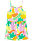 Kid Abstract Print Cotton Romper 10