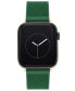 Фото #2 товара Ремешок для часов Anne Klein текстурированный зеленый силиконовый совместимый с Apple Watch 38/40/41 мм