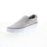 Фото #8 товара Lugz Clipper MCLIPRC-0435 Mens Gray Canvas Slip On Lifestyle Sneakers Shoes