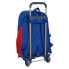 Школьный рюкзак с колесиками F.C. Barcelona Синий Тёмно Бордовый 32 x 44 x 16 cm