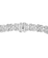 Фото #1 товара Diamond Interlocking Swirl Tennis Bracelet (5 ct. t.w.) in 10k White Gold