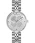 ფოტო #1 პროდუქტის Women's Dogwood Carnation Stainless Steel Watch 36mm
