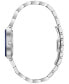 ფოტო #2 პროდუქტის Women's Futuro Diamond-Accent Stainless Steel Bracelet Watch 21x32mm, Created for Macy's