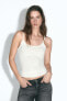 Polyamide top with thin straps