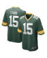 Фото #2 товара Men's Bart Starr Green Green Bay Packers Retired Player Game Jersey