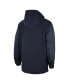 ფოტო #4 პროდუქტის Men's Navy West Virginia Mountaineers 2023 Coach Half-Zip Hooded Jacket