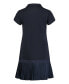 Big Girls Uniform Short Sleeve Pique Dress