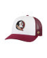 47 Brand Men's White/Garnet Florida State Seminoles Freshman Trucker Adjustable Hat