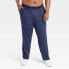 Фото #1 товара Men's Big Soft Stretch Tapered Joggers - All in Motion Night Blue 2XL