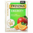 Фото #1 товара Энергетик зеленого чая с цитрусовыми и яблоком Twinings, 16 пакетиков по 29 г