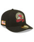 ფოტო #5 პროდუქტის Men's Black Arizona Cardinals 2022 Salute To Service Low Profile 59FIFTY Fitted Hat