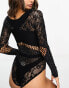 Фото #6 товара Ann Summers Halloween Paisley diamante body in black