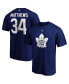 Фото #1 товара Men's Auston Matthews Blue Toronto Maple Leafs Big and Tall Name and Number T-shirt