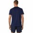 Men’s Short Sleeve T-Shirt Asics Court Navy Blue Tennis