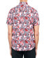 Фото #2 товара Men's Slim-Fit Non-Iron Performance Stretch Floral Button-Down Shirt