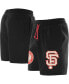 Фото #1 товара Men's Black San Francisco Giants Color Pack Knit Shorts