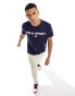 Polo Ralph Lauren Sports capsule flag logo t-shirt classic oversized fit in navy