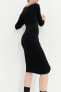 Фото #3 товара Rib-knit Bodycon Dress