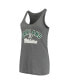 Women's Charcoal Oakland Athletics Multi-Count Tank Top Черный, Small - фото #3