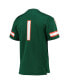 ფოტო #4 პროდუქტის Men's #1 Green Miami Hurricanes Team Premier Football Jersey