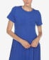 Фото #5 товара Women's Short Sleeve Asymmetrical Waist Maxi Dress