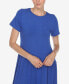 ფოტო #5 პროდუქტის Women's Short Sleeve Asymmetrical Waist Maxi Dress