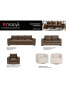 Dawkins 68.5" Leather Loveseat, Created for Macy's