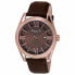 Фото #2 товара мужские наручные часы с коричневым кожаным ремешком  Kenneth Cole IKC8073 ( 44 mm)