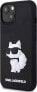 Karl Lagerfeld Karl Lagerfeld KLHCP14M3DRKHNK iPhone 14 Plus 6.7" czarny/black hardcase Rubber Choupette 3D