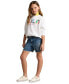 Джинсы Polo Ralph Lauren Paint-Splatter-Denim Shorts