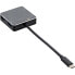 Фото #6 товара InLine USB 3.1 Hub - USB-C to 4 Port USB-A - with PD 60W - aluminium - black - w/o PSU